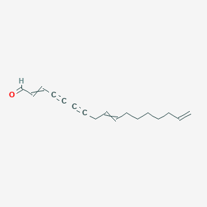 Heptadeca-2,9,16-triene-4,6-diynal