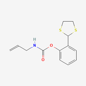 2-(1,3-Dithiolan-2-yl)phenyl prop-2-en-1-ylcarbamate