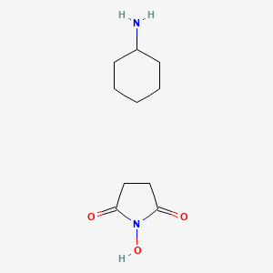 Cyclohexanamine;1-hydroxypyrrolidine-2,5-dione