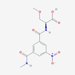 O-Methyl-N-[3-(methylcarbamoyl)-5-nitrobenzoyl]-L-serine