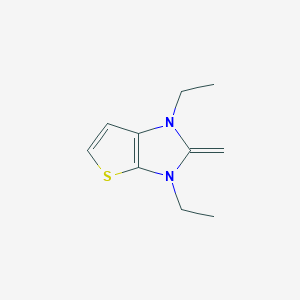 1,3-Diethyl-2-methylidene-2,3-dihydro-1H-thieno[2,3-d]imidazole