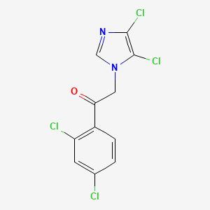 2-(4,5-Dichloro-1H-imidazol-1-yl)-1-(2,4-dichlorophenyl)ethan-1-one