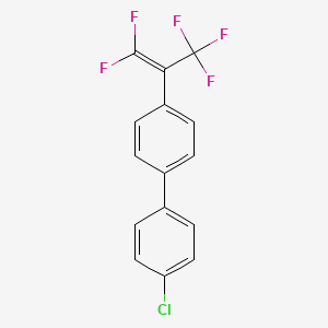 1-Chloro-4-[4-[2,2-difluoro-1-(trifluoromethyl)vinyl]phenyl]benzene