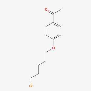 1-{4-[(5-Bromopentyl)oxy]phenyl}ethan-1-one