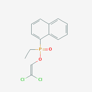 2,2-Dichloroethenyl ethyl(naphthalen-1-yl)phosphinate