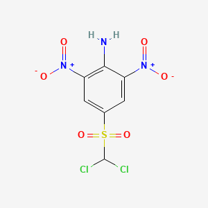 4-(Dichloromethanesulfonyl)-2,6-dinitroaniline