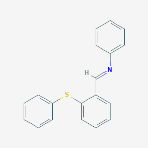 Benzenamine, N-[[2-(phenylthio)phenyl]methylene]-