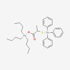 Tributylplumbyl 2-triphenylstannylsulfanylpropanoate