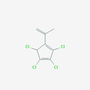 1,2,3,5-Tetrachloro-4-(prop-1-en-2-yl)cyclopenta-1,3-diene