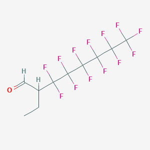 2-Ethyl-3,3,4,4,5,5,6,6,7,7,8,8,8-tridecafluorooctanal