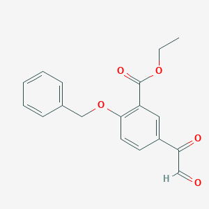 Ethyl 2-(benzyloxy)-5-(oxoacetyl)benzoate