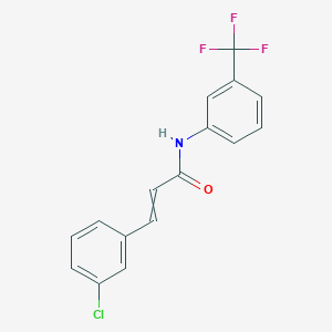 2-Propenamide, 3-(3-chlorophenyl)-N-[3-(trifluoromethyl)phenyl]-