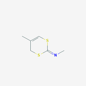 (2Z)-N,5-Dimethyl-2H,4H-1,3-dithiin-2-imine