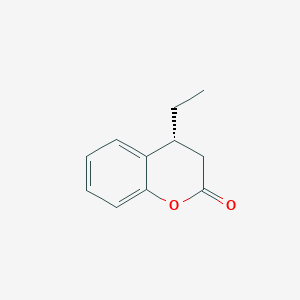 2H-1-Benzopyran-2-one, 4-ethyl-3,4-dihydro-, (R)-