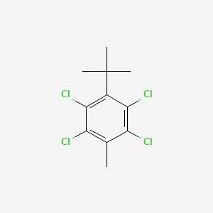 1-tert-Butyl-2,3,5,6-tetrachloro-4-methylbenzene