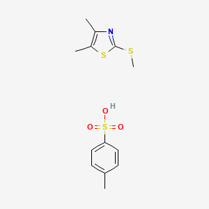 4,5-Dimethyl-2-methylsulfanyl-1,3-thiazole;4-methylbenzenesulfonic acid