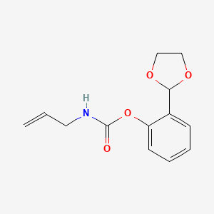 2-(1,3-Dioxolan-2-yl)phenyl prop-2-en-1-ylcarbamate