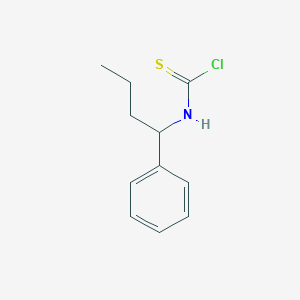 (1-Phenylbutyl)carbamothioyl chloride