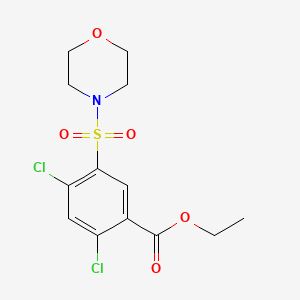 Benzoic acid, 2,4-dichloro-5-(4-morpholinylsulfonyl)-, ethyl ester