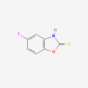 molecular formula C7H4INOS B1457921 5-Iodo-1,3-benzoxazole-2-thiol CAS No. 93614-44-9