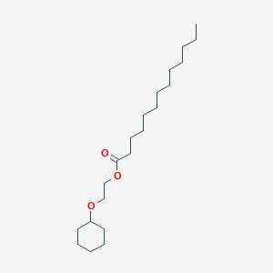 2-(Cyclohexyloxy)ethyl tridecanoate