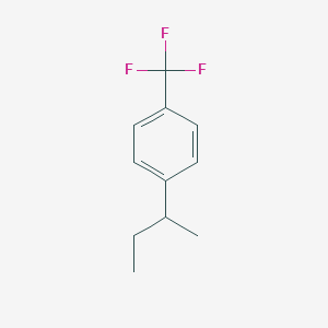 Benzene, 1-(1-methylpropyl)-4-(trifluoromethyl)-