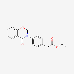 Ethyl [4-(4-oxo-2H-1,3-benzoxazin-3(4H)-yl)phenyl]acetate