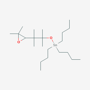 Tributyl{[3-(3,3-dimethyloxiran-2-yl)-2,3-dimethylbutan-2-yl]oxy}stannane