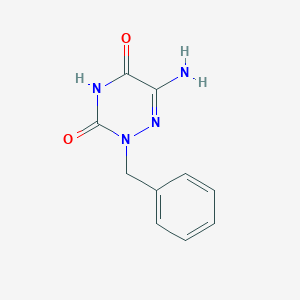 6-Amino-2-benzyl-1,2,4-triazine-3,5-dione