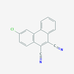 3-Chlorophenanthrene-9,10-dicarbonitrile