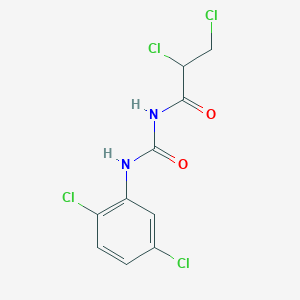 2,3-Dichloro-N-[(2,5-dichlorophenyl)carbamoyl]propanamide