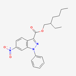 2-Ethylhexyl 6-nitro-1-phenyl-1H-indazole-3-carboxylate