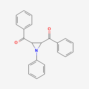 Methanone, (1-phenyl-2,3-aziridinediyl)bis[phenyl-