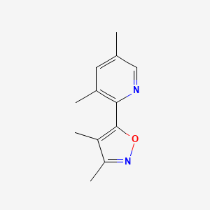 2-(3,4-Dimethyl-1,2-oxazol-5-yl)-3,5-dimethylpyridine