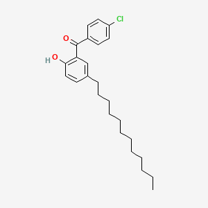 (4-Chlorophenyl)(5-dodecyl-2-hydroxyphenyl)methanone