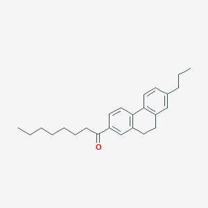 1-(7-Propyl-9,10-dihydrophenanthren-2-YL)octan-1-one