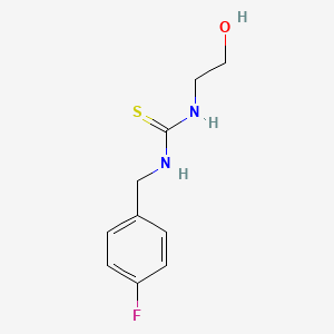 Thiourea, N-[(4-fluorophenyl)methyl]-N'-(2-hydroxyethyl)-