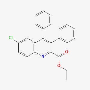 Ethyl 6-chloro-3,4-diphenylquinoline-2-carboxylate