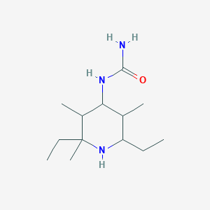 N-(2,6-Diethyl-2,3,5-trimethylpiperidin-4-yl)urea