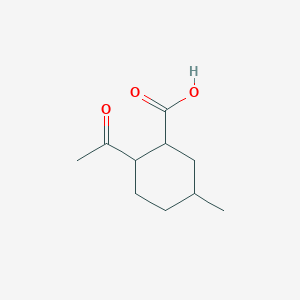 2-Acetyl-5-methylcyclohexane-1-carboxylic acid