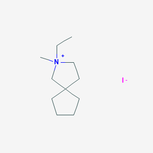 2-Ethyl-2-methyl-2-azaspiro[4.4]nonan-2-ium iodide