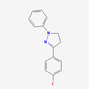 1-Phenyl-3-(4-fluorophenyl)-2-pyrazoline