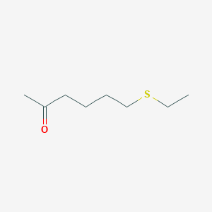 6-(Ethylsulfanyl)hexan-2-one