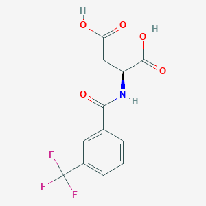 N-[3-(Trifluoromethyl)benzoyl]-L-aspartic acid