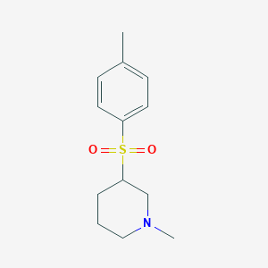 Piperidine, 1-methyl-3-[(4-methylphenyl)sulfonyl]-