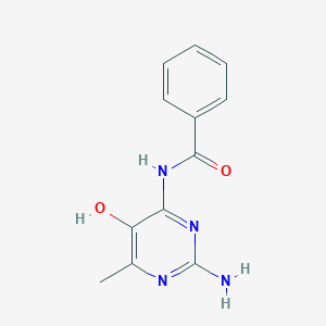 N-(2-Amino-5-hydroxy-6-methylpyrimidin-4-yl)benzamide