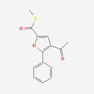 S-Methyl 4-acetyl-5-phenylfuran-2-carbothioate