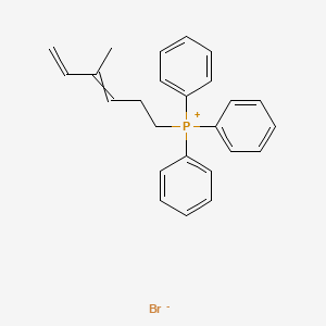 (4-Methylhexa-3,5-dien-1-yl)(triphenyl)phosphanium bromide