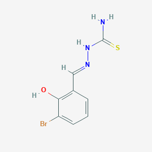 [(E)-(3-bromo-2-hydroxyphenyl)methylideneamino]thiourea