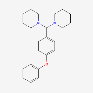 1,1'-[(4-Phenoxyphenyl)methylene]dipiperidine